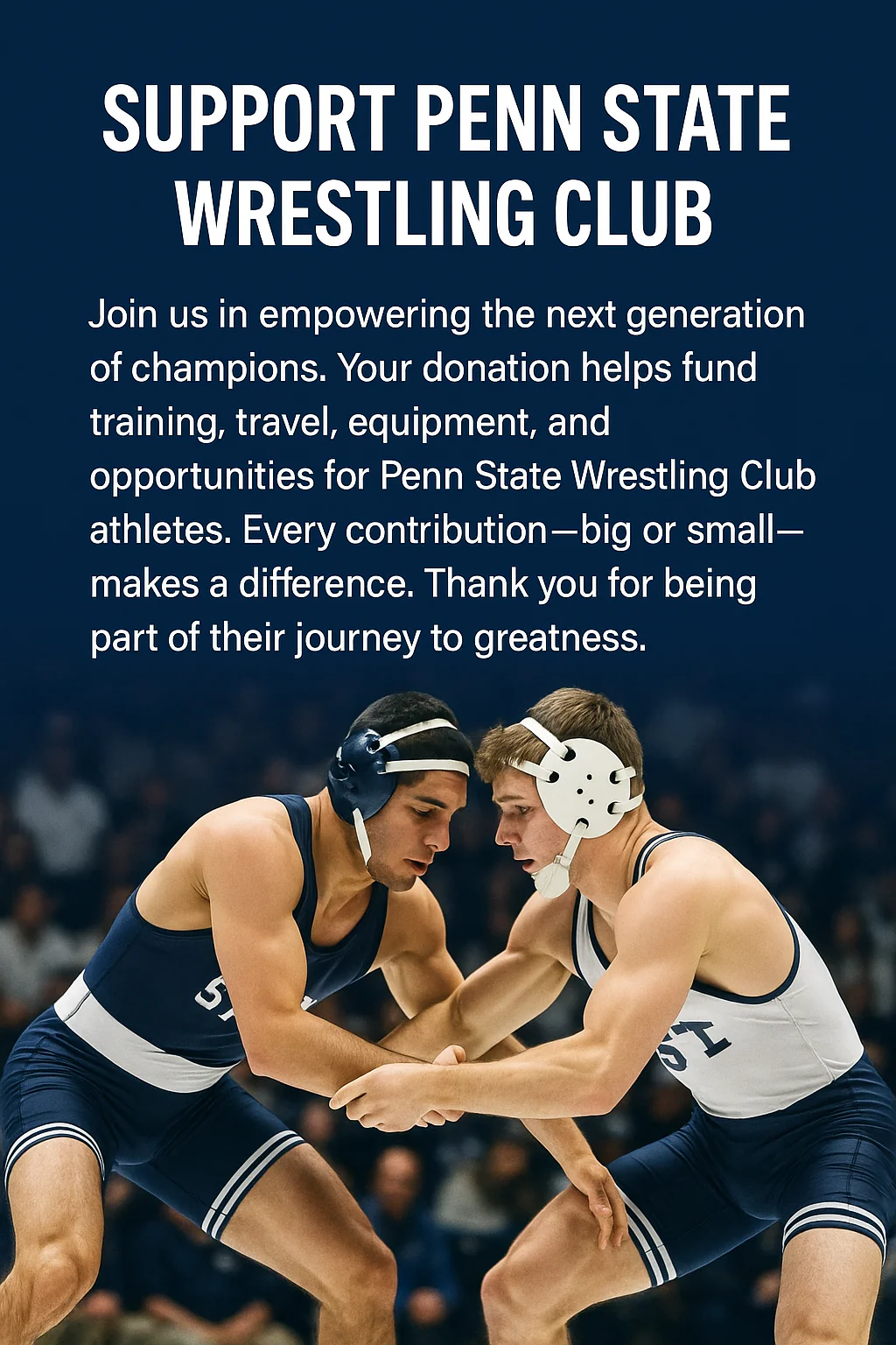 Donate to Support Penn State Wrestling Club.